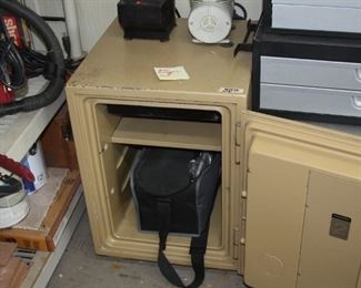 fire-proof safe (we have the combo) 