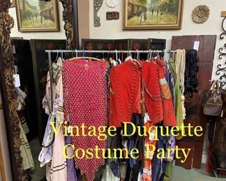 Vintage Duquette Costume Party!  Kimonos, evening pieces, & dresses just to name a few