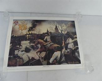 Signed Limited Edition Larry Arnold "Daybreak in Georgia: Fight'n Joe Wheeler at Waynesboro, Georgia" Print