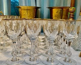 Tiffin “Palais Versailles” qty 24 wine (selling in sets of 8)