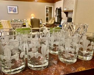 We are selling TWO sets of 6 of these Mignon Faget double old fashioneds