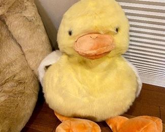 Very large stuffed chick labeled from FAO Schwarz