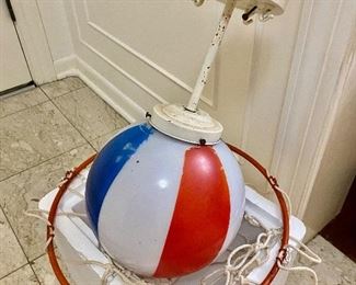 Vintage Globetrotters style light fixture