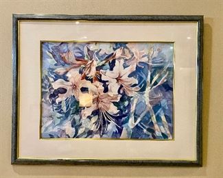 Len Kilgore ‘92 original watercolor (Baton Rouge artist)