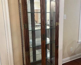 Jasper Oak Curio Cabinets