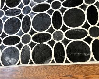 Custom hide rug