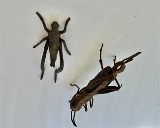 Metal insects 