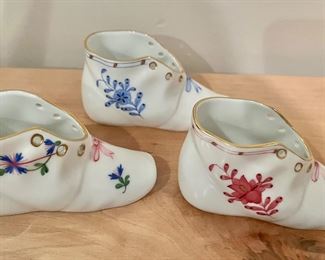 Herend porcelain shoes 