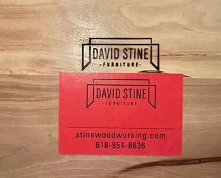 David Stine waterfall table 