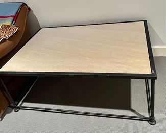 Stone Top Iron Table