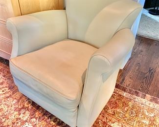 Leather armchair