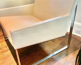 Bernhardt Design leather lounge chair