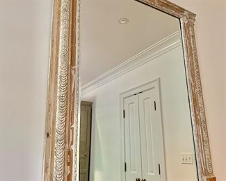 Antique beveled mirror