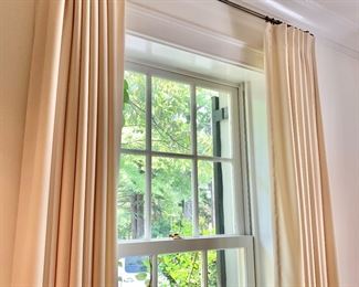 Lined curtains - hardware NOT FOR SALE