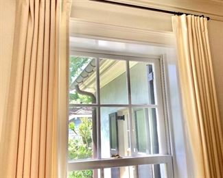 Lined curtains - hardware NOT FOR SALE