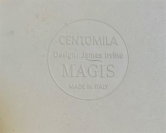 Set of 3 Centomila James Irvine Magis bar chairs