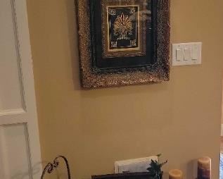 Brown and Brass Colored Decor