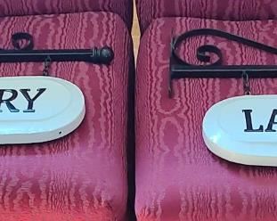 Hanging Enamel Signs