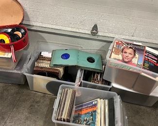Huge array of early 20th C albums through MC.  Containers not included... Have boxes. 
