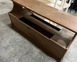 Bench with storage