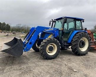 NEW HOLLAND TRACTOR AND LOADER