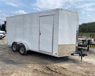 2022 NATIONCRAFT 16' X 7' ENCLOSED TRAILER