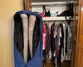 Mink Fur Coat and clothes