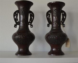Bronze vases