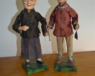 Happy old Chinese couple