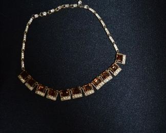 Bogoff amber rhinestones