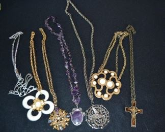 Sample of distinctive and statement necklaces (sold separately)