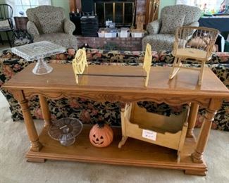 Sofa Table, Vintage Doll Cradle, Iron Doll Bed, Rocker