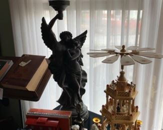 Art Deco inspired Angel Lamp