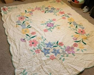 Handmade Applique Quilt