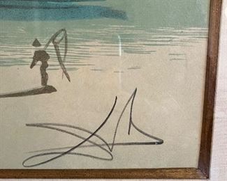 Salvador Dali, Spanish, 1904-1989, "Chalice of Love" circa 1976, pencil signed lithograph, 45/100 edition.,