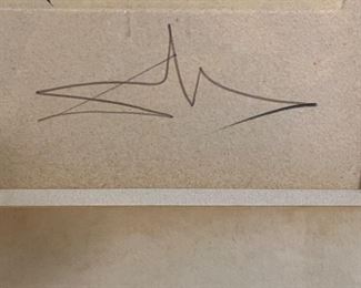 Salvador Dali, Spanish, 1904-1989, "L'automobile", Engraving and Etching by Pochoir, 1975, signed, Collector's Group, Inc. certified.