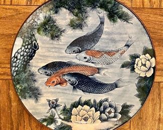 Hand painted platter