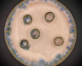 McCarty Pottery candle plate