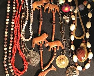 Vintage Jewelry - Miriam Haskell, Sadie Green, sterling silver, Chinese export, Native American, Mirano, artisan OOAK