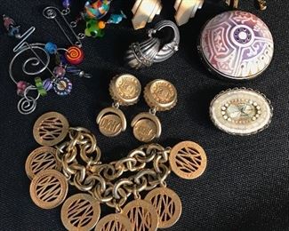 1940-1980’s - art deco, murano glass, Karen Theisen, Ayala Bar, iconic Donna Karan bottle cap