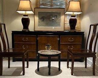 Stanley mid-century Asian inspired chest