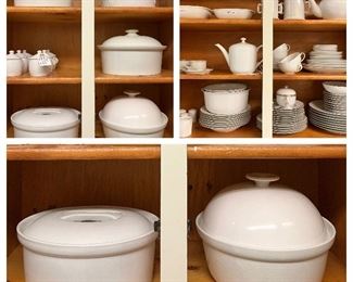 Kitchen full of timeless serving pieces