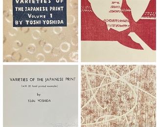 Toshi Yoshida, 1967, Varieties of the Japanese Print, with 20 hand printed examples