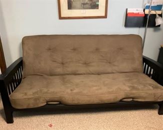Futon. Couch with Serta mattress