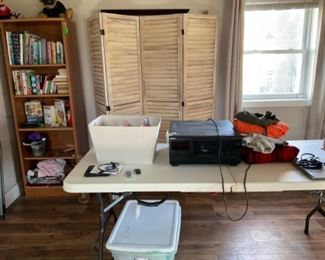 Room divider, 300 CD exchanger, book shelf, books infant to adult