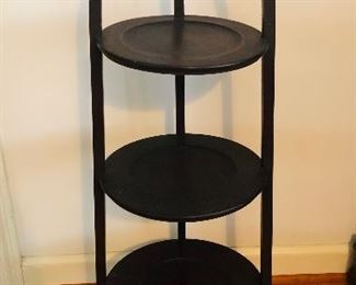 Antique mahogany 3 tier dessert server