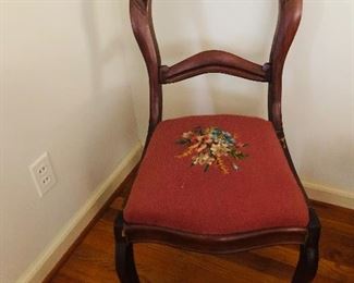 Vintage Needle Point Chair