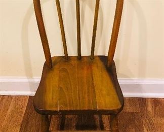Vintage Child size  wooden chair