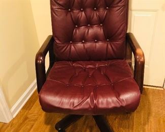 Leather office chair 