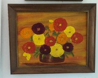 Painting signed BeBe